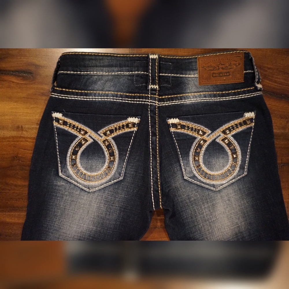 NEW BIG STAR JENAE SKINNY JEANS 25L x 33 1/4"